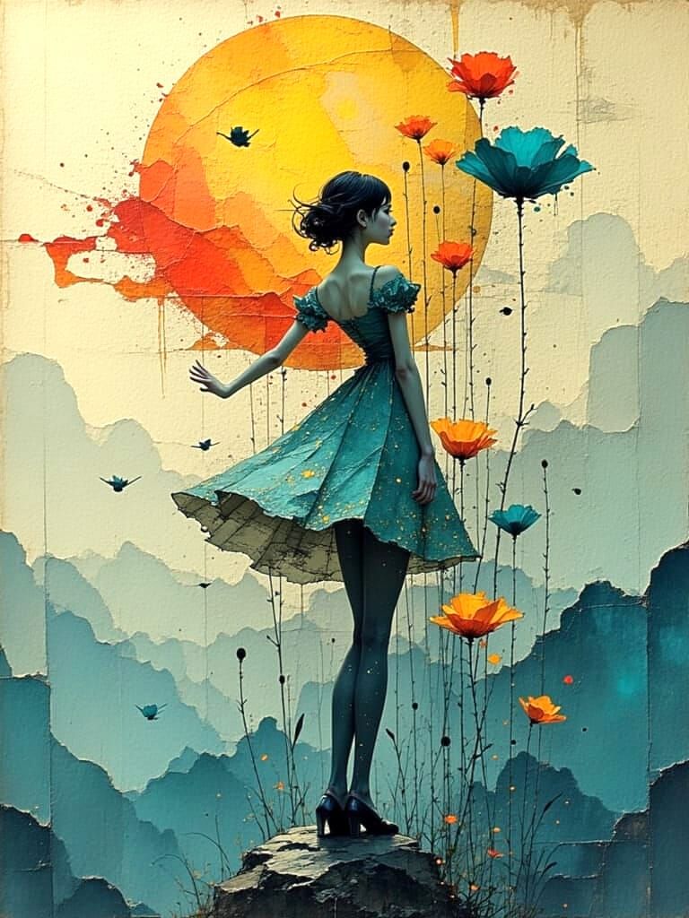 Intricate Dewdrops on 'Internet' Word Art, Double Exposure