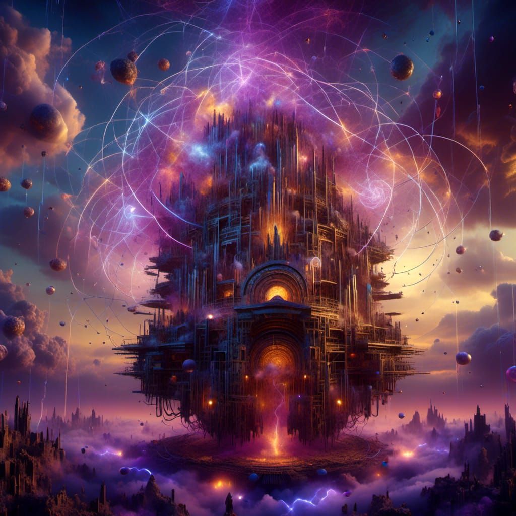 Eagle in Storm: Dark Fantasy Concept Art