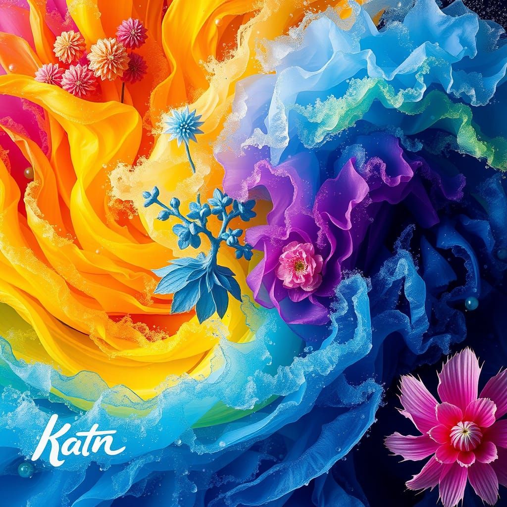 Vibrant Abstract Art