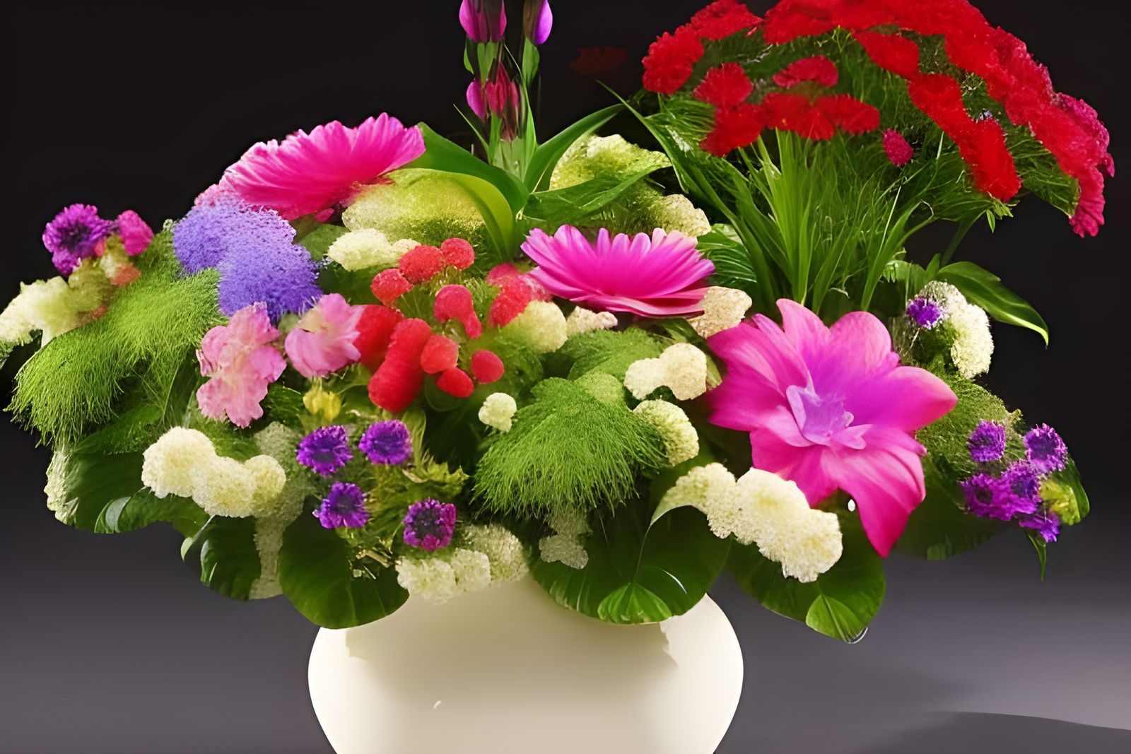"An elaborate flower arrangement  - 3920 C4