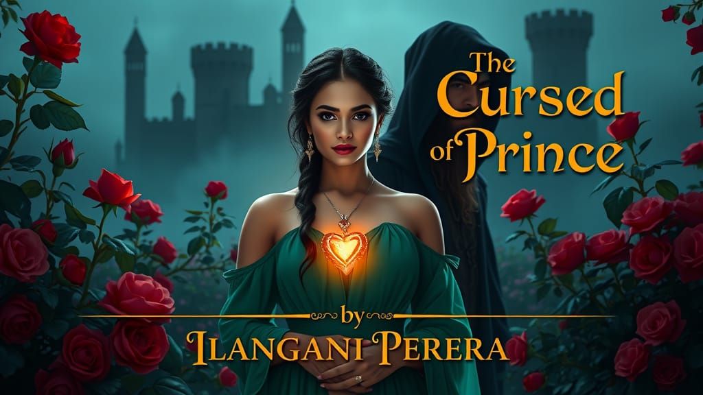 Enchanted Rose Garden: Gothic Romance in Art Nouveau Style