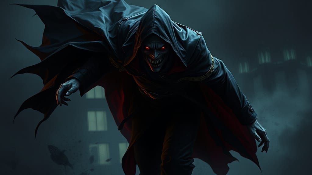 Gothic Vampire in Dark Fantasy Style