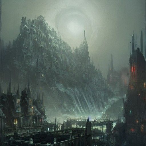 Sinister Dwarf City Art