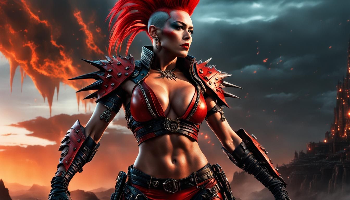 Female Spawn Character in Detailed Digital Painting