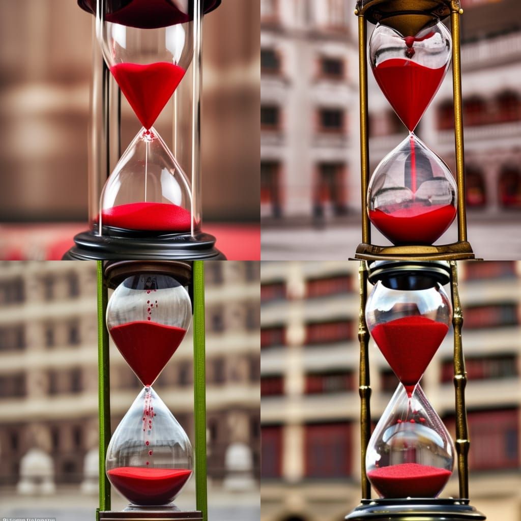 Hourglass of Blood on Red Square