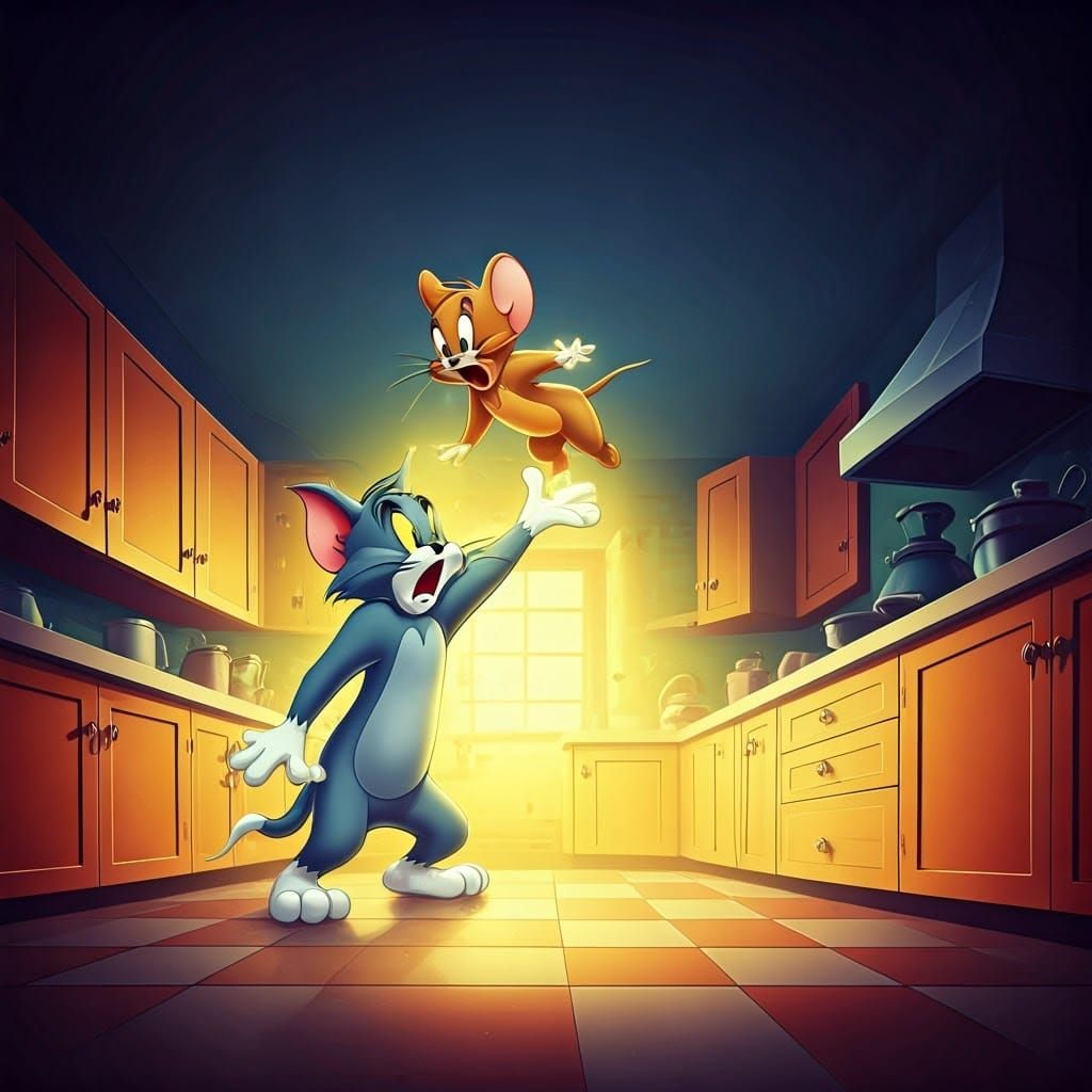 Tom and Jerry in Telekinetic Chaos