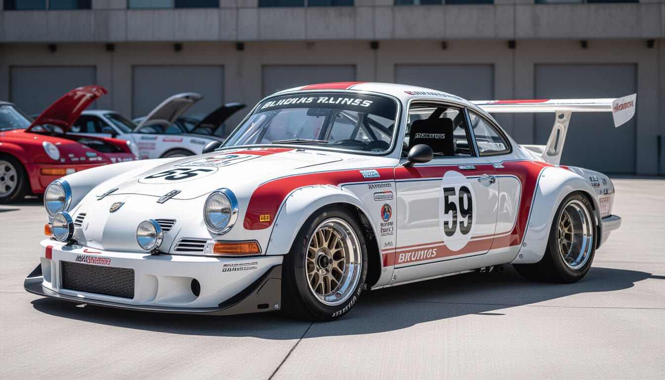 Karmann Ghia GT3: Retro-Modern Race Car Design