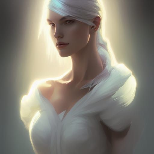 Hyperdetailed Portrait with Dynamic Lighting in 8K