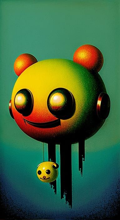 Cubist Chibi Adventure in a Groovy Yellow Bus