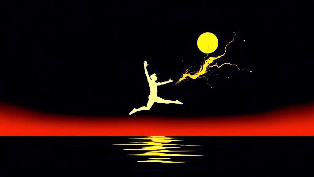 Surreal Leap of Freedom Digital Art