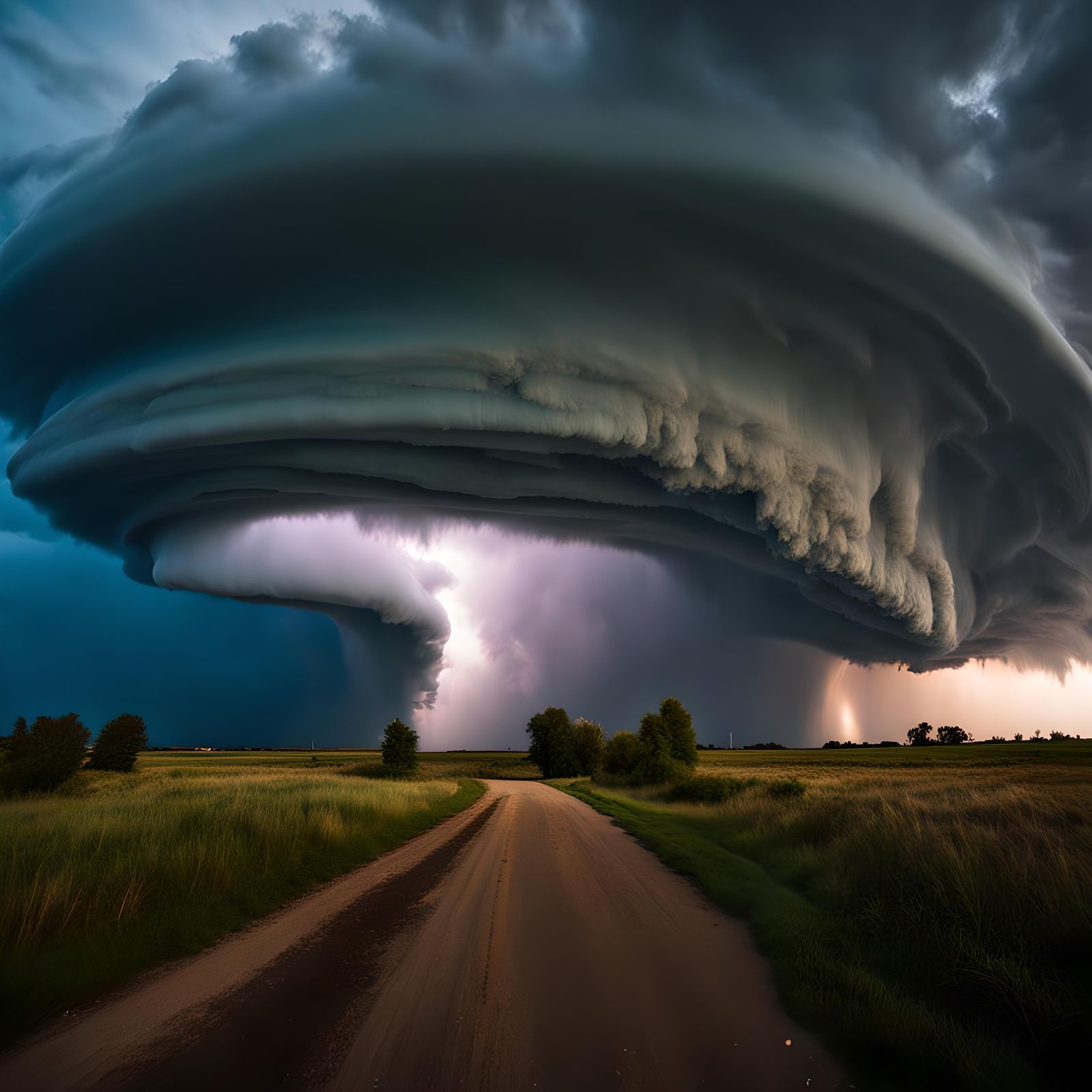 Supercell Tornado: Destructive Beauty of Nature
