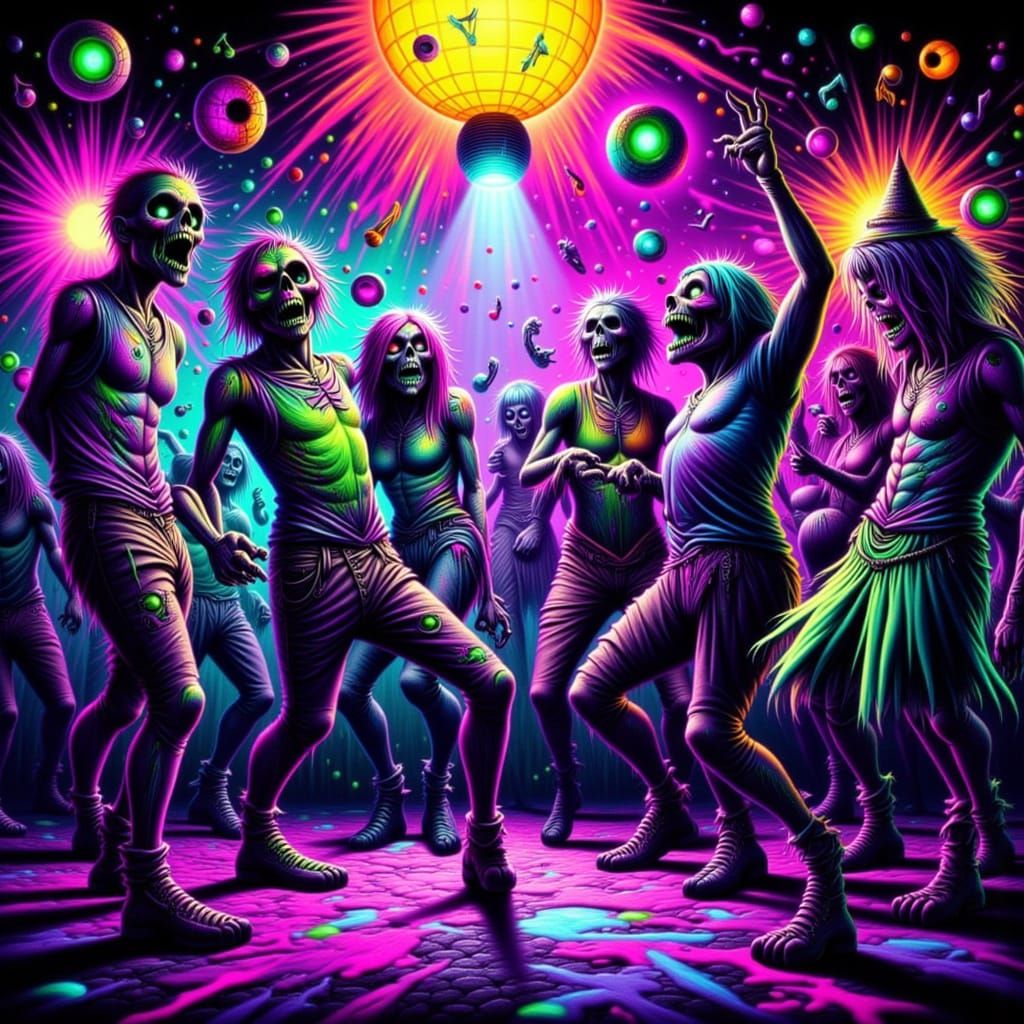 Zombie Hybrids Dance-Off at Ghoulish Halloween Prom