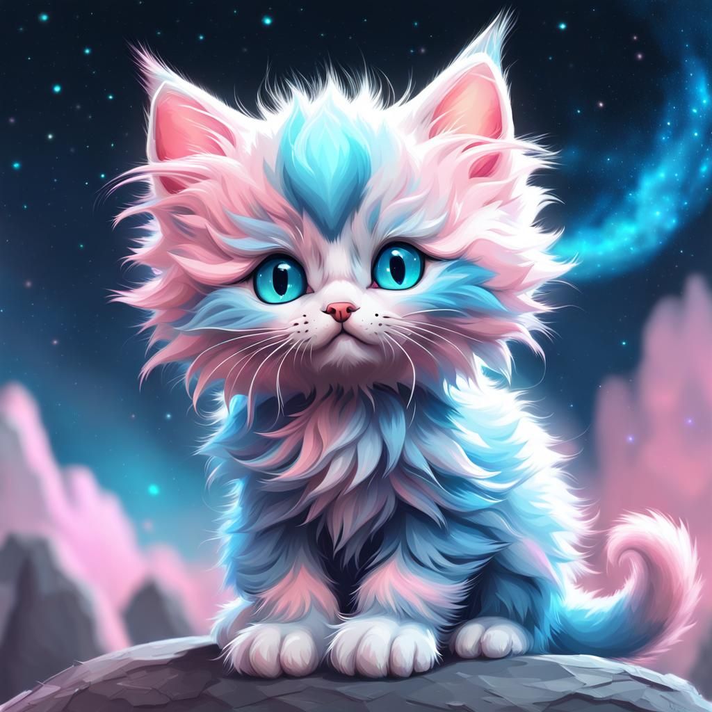 Cotton Candy Kitten