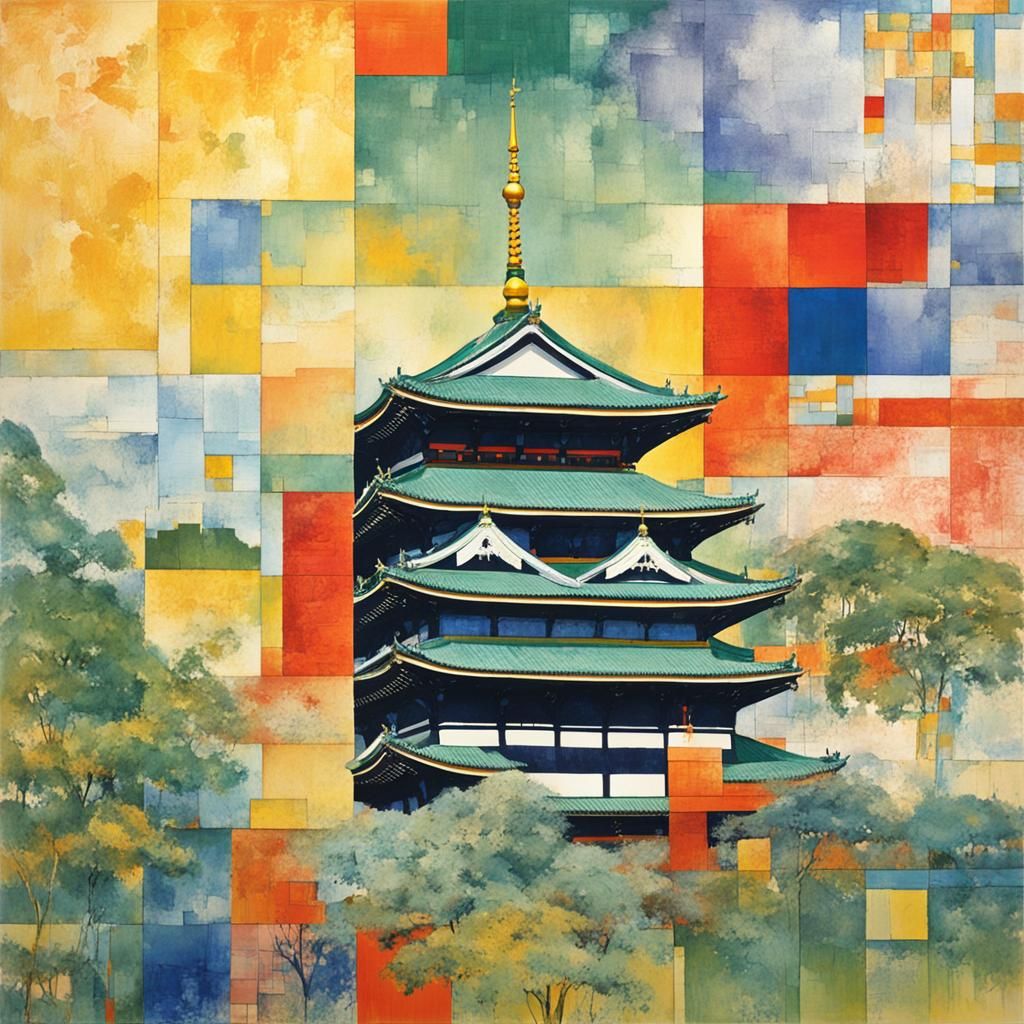 Infatuated Neo: Geometric Abstract Art in Monoprint