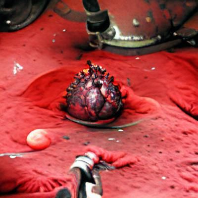 Exploding Blood Grenade: A Disturbing Concept