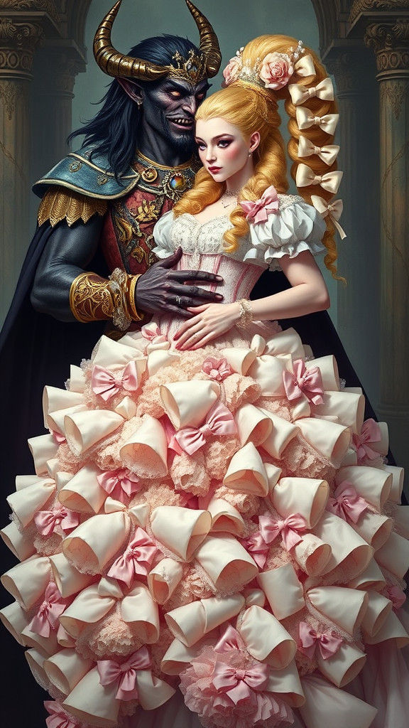 Demon King and Princess Bride: Opulent Manga Aesthetic