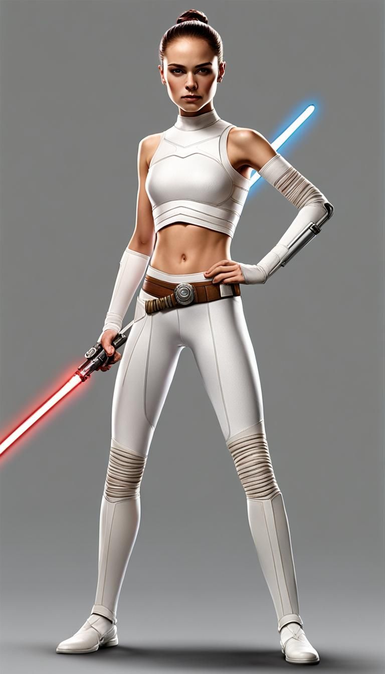 Sci-Fi Warrior Woman Portrait in Digital Art Style