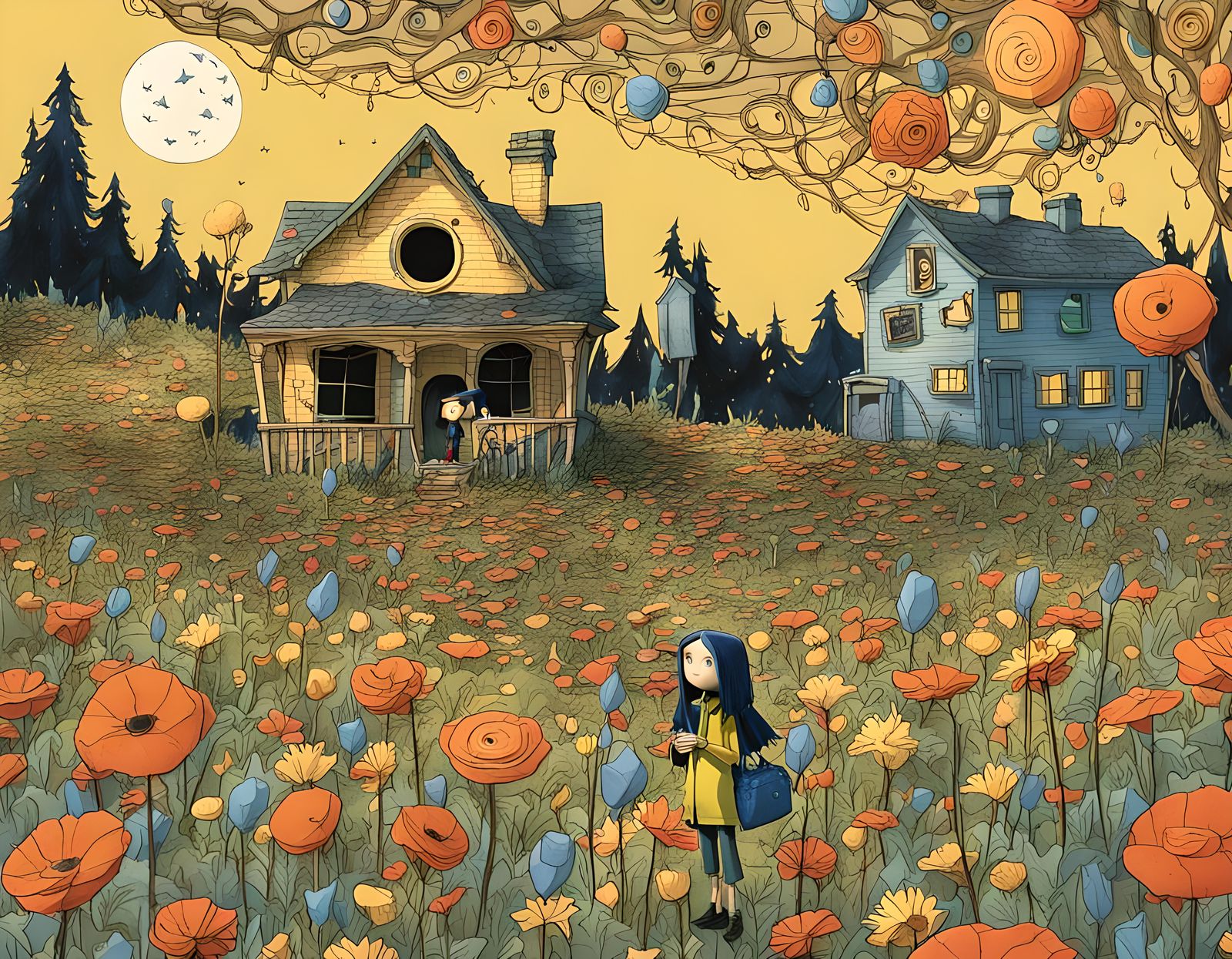 AI Image of Coraline