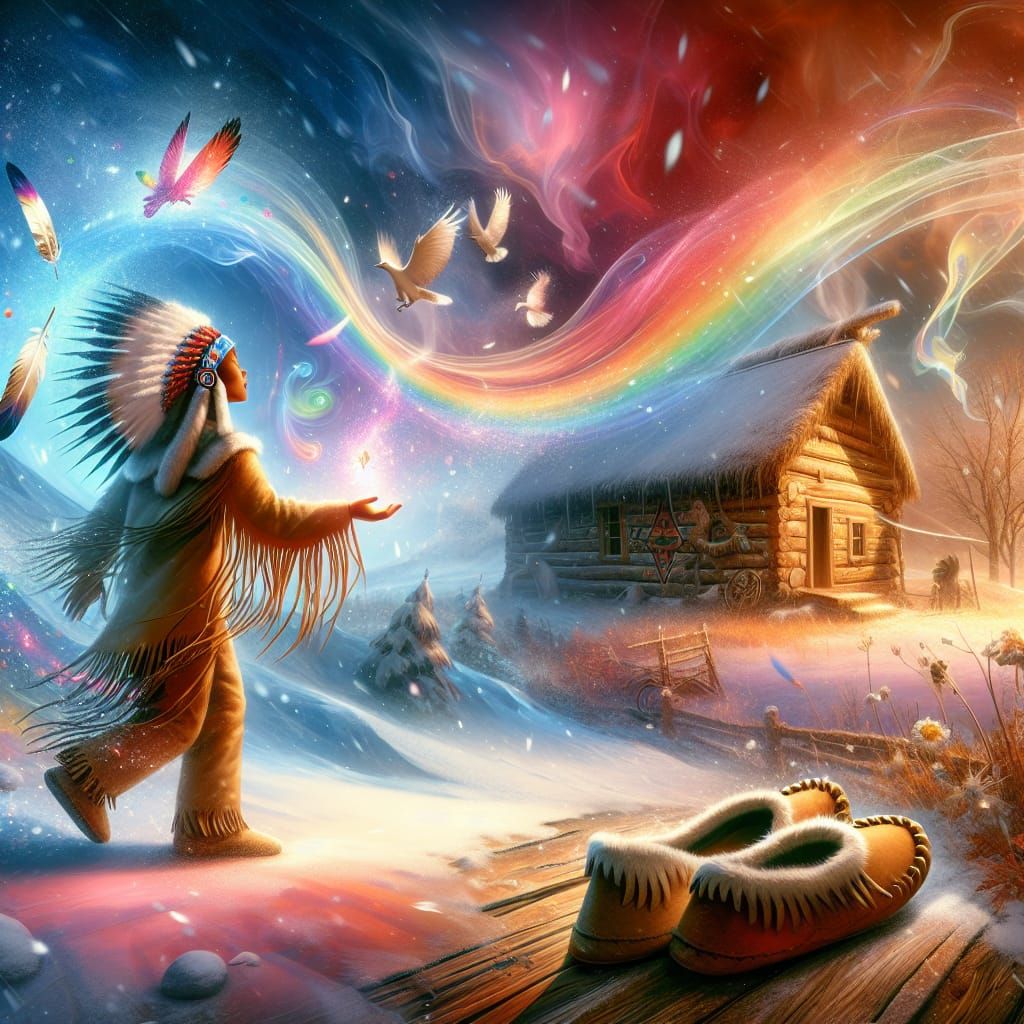 May the Warm Winds of Heaven, Blow softly upon your house.