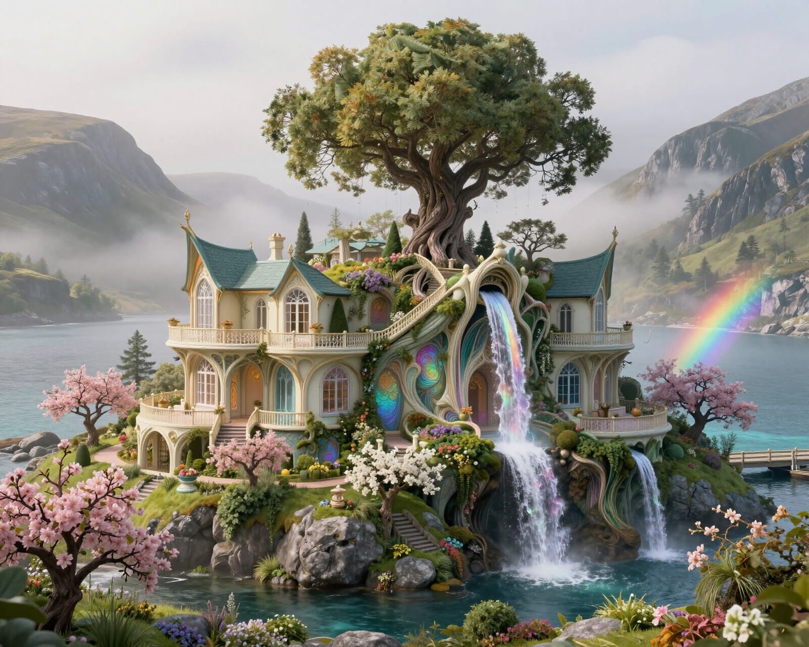 Seelie Fairy City in Misty Highlands