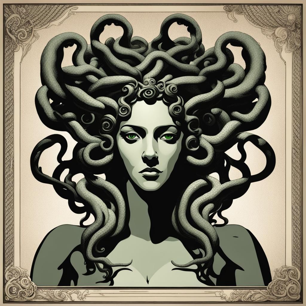 Medusa Digital Art