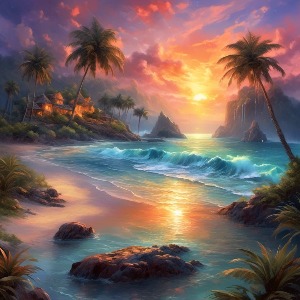Tropical sunset