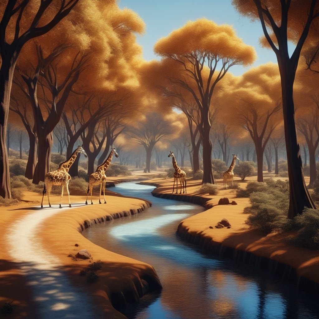 Chocolate Safari in Golden Savannah