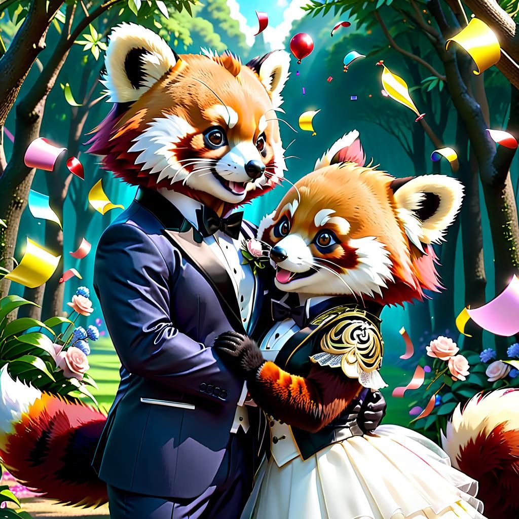 Red Panda Wedding