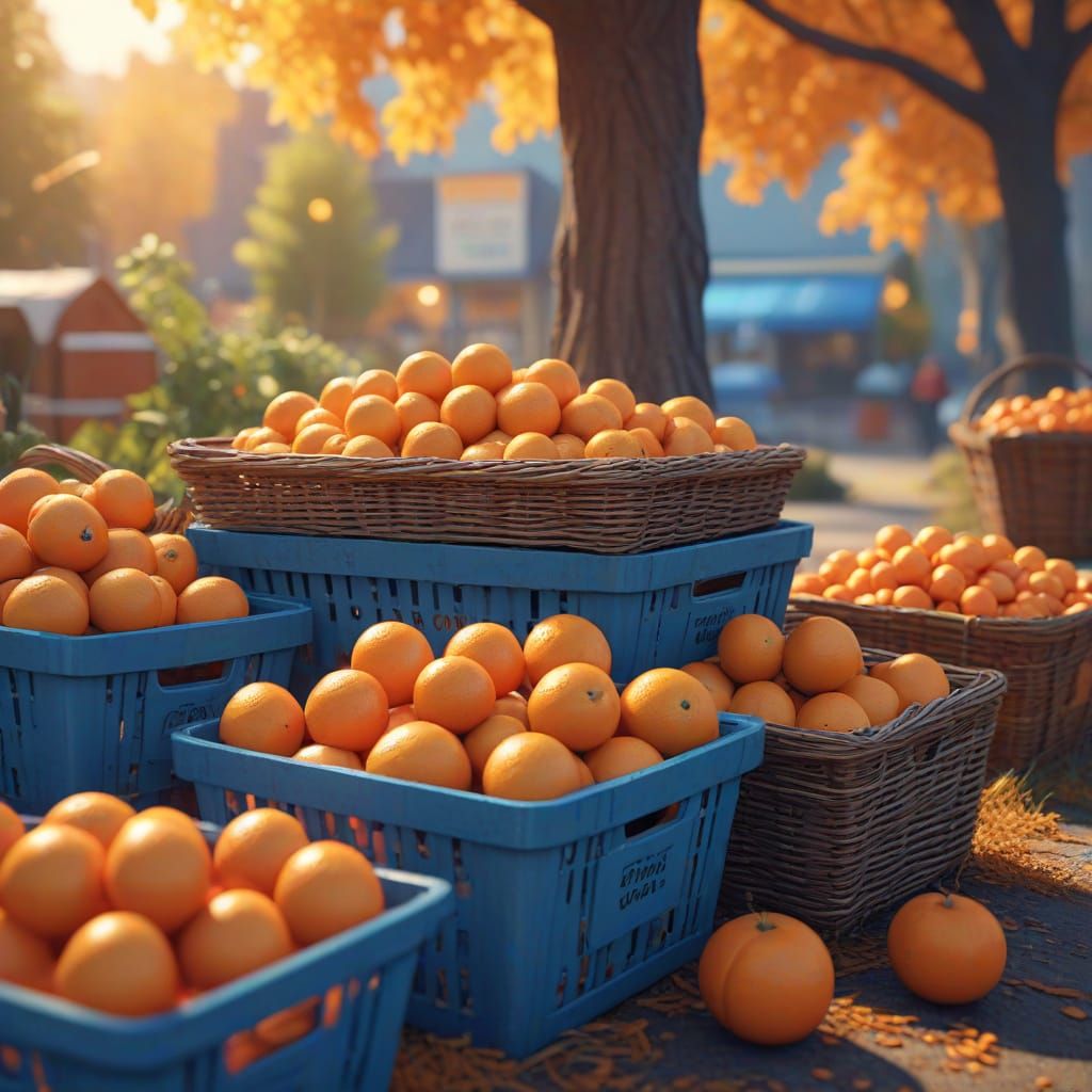 Fantasy Food Bank in Simon Stalenhag Style