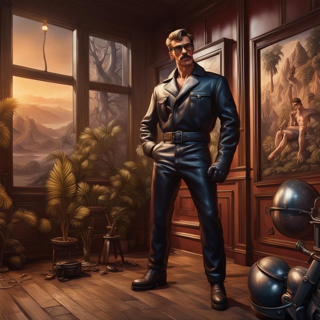 Tom of Finland Foundation Galleries: Detailed Matte Painting