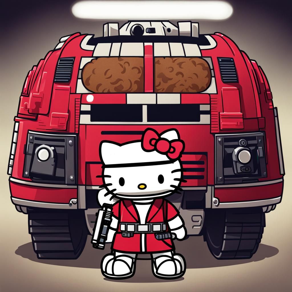 Hello Kitty and Dear Daniel Star Wars Parody