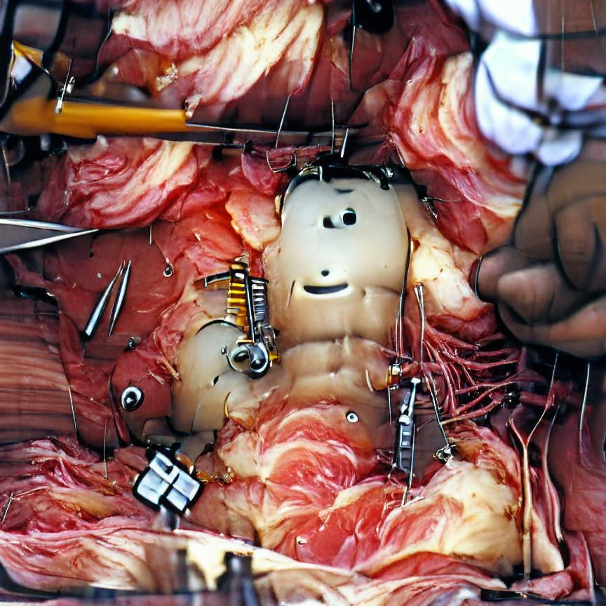 Graphic Open Heart Surgery Visualization