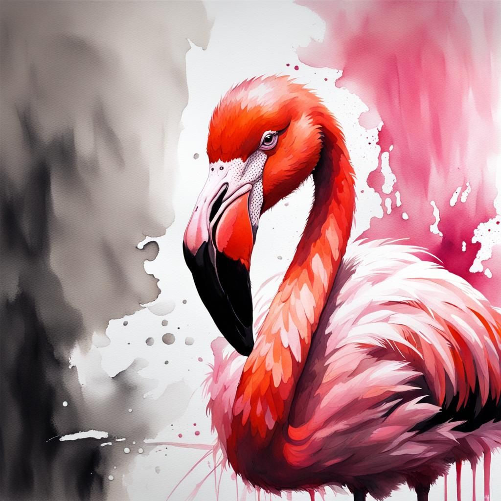 pink flamingo,