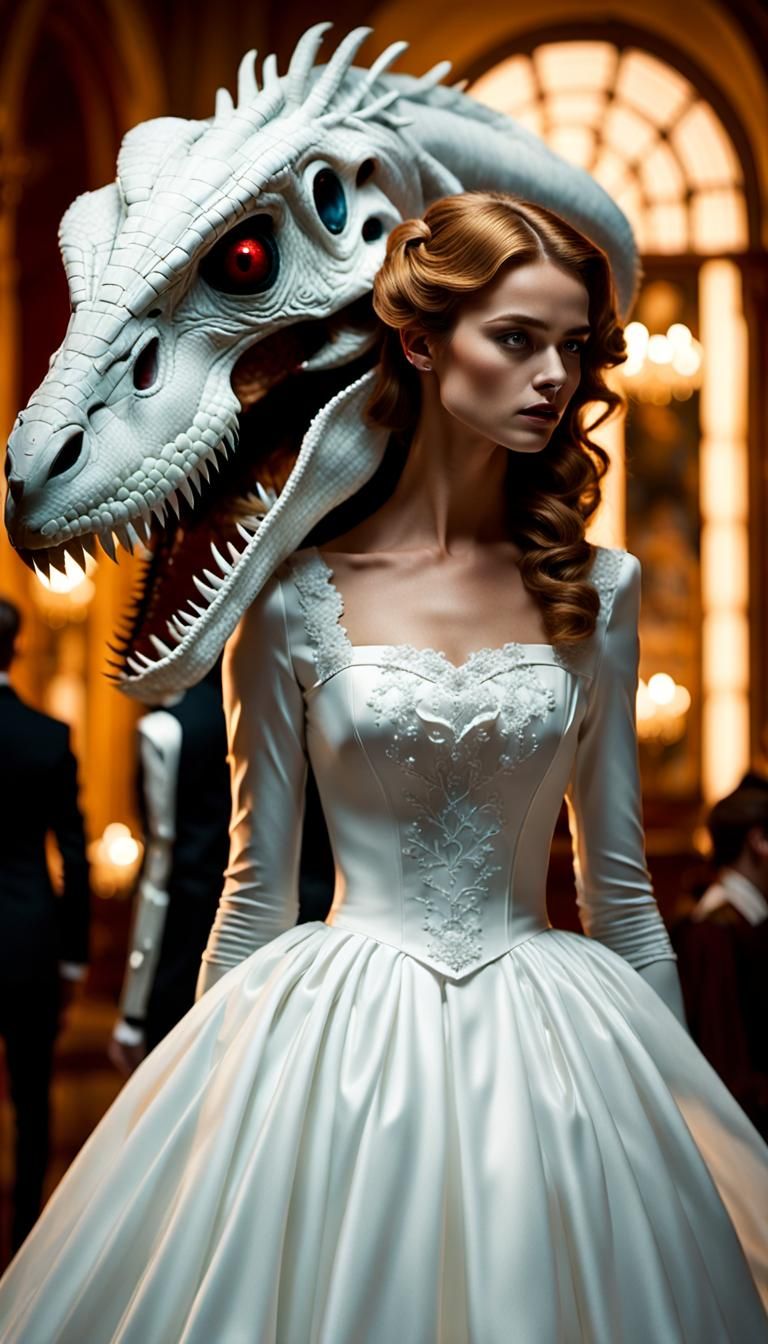 Halloween Gala: Spider-Man Dances with Blonde Beauty