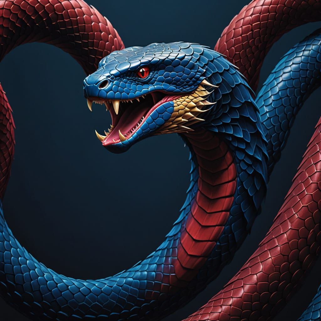 Majestic King Cobra in Studio Trigger Style