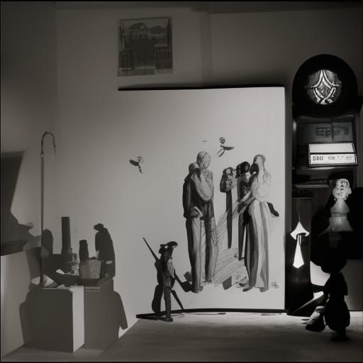 Futuristic Chrome AI Humanoid in Advanced City