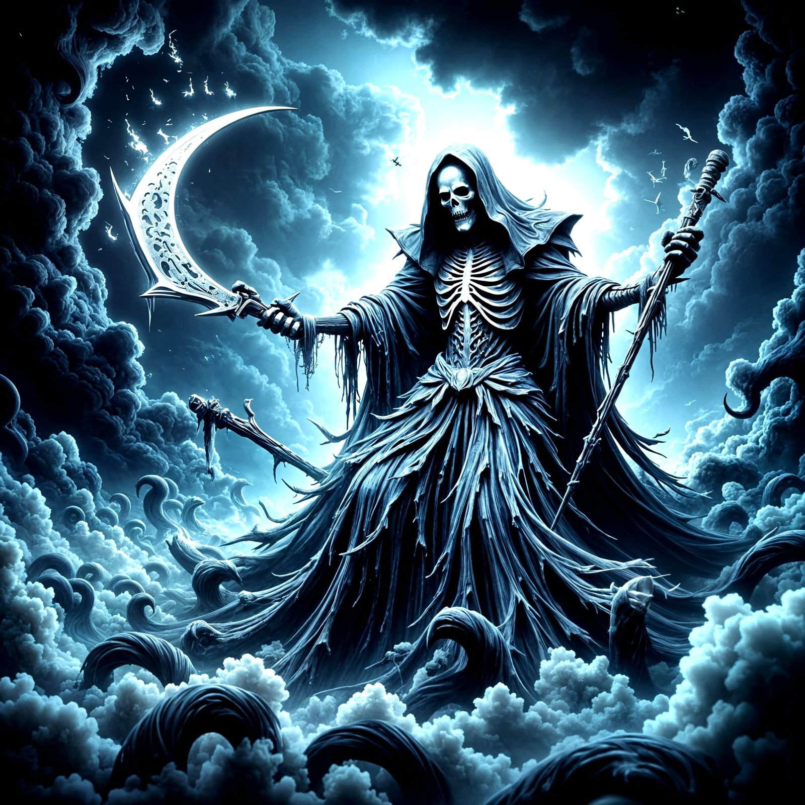 Morbid Grim Reaper in Dark Style