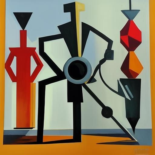 Minimalist Graphic of the Number Three