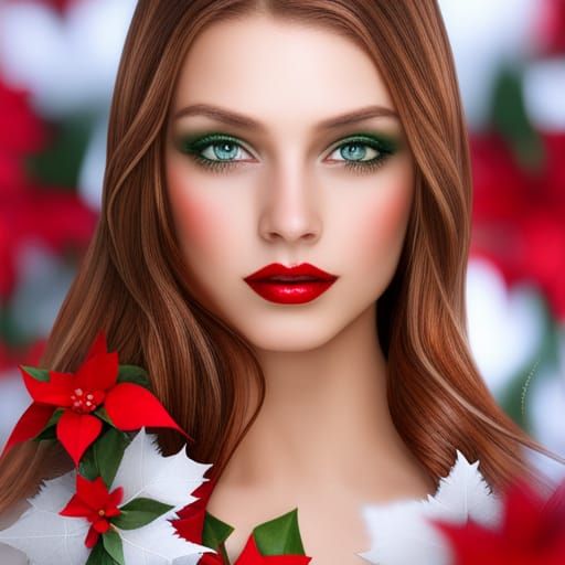 Christmas Fairy in Winter Wonderland