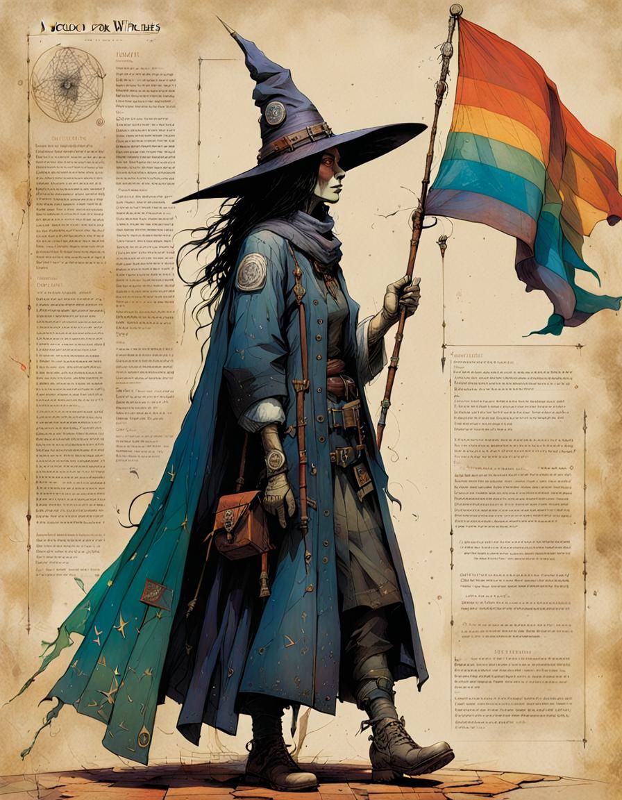 School for Queer Witches in Da Vinci Style