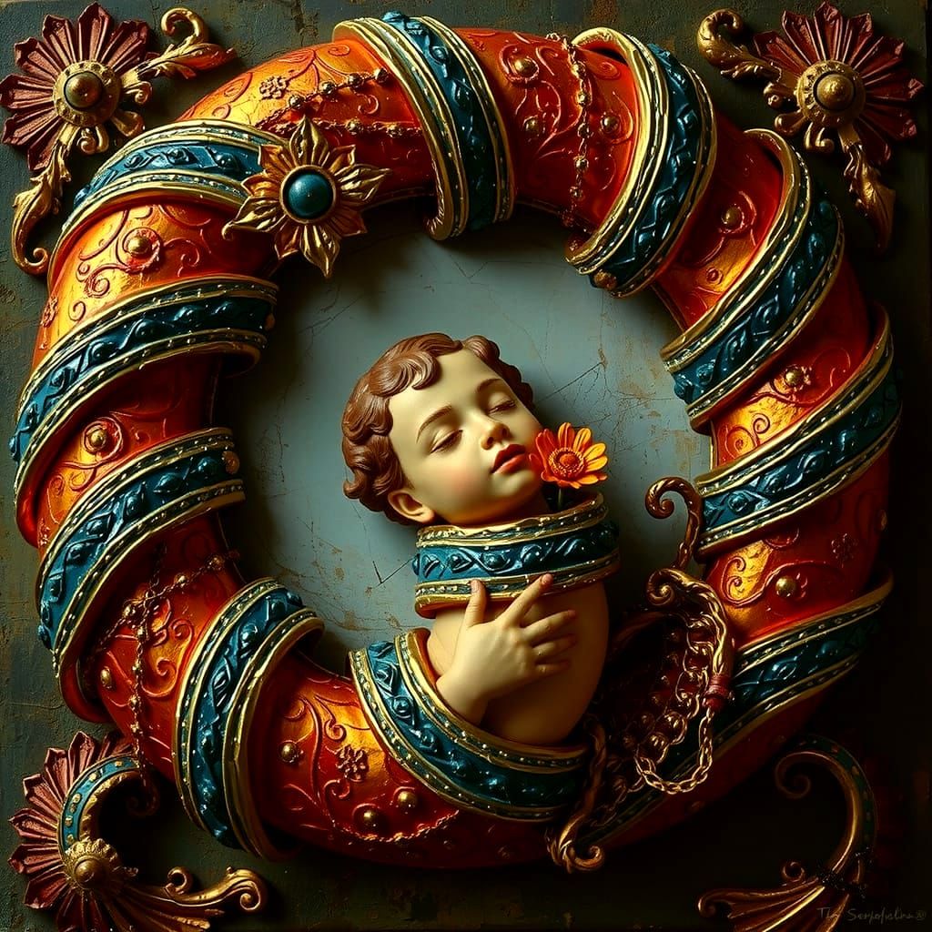 Expressive Sculpture of Foreshadowed Glory