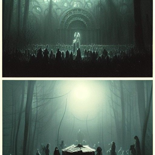 Stranger Things Horror as Digital Painting