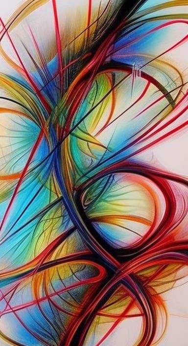 Parametric Equation Generates Airbrush Painting