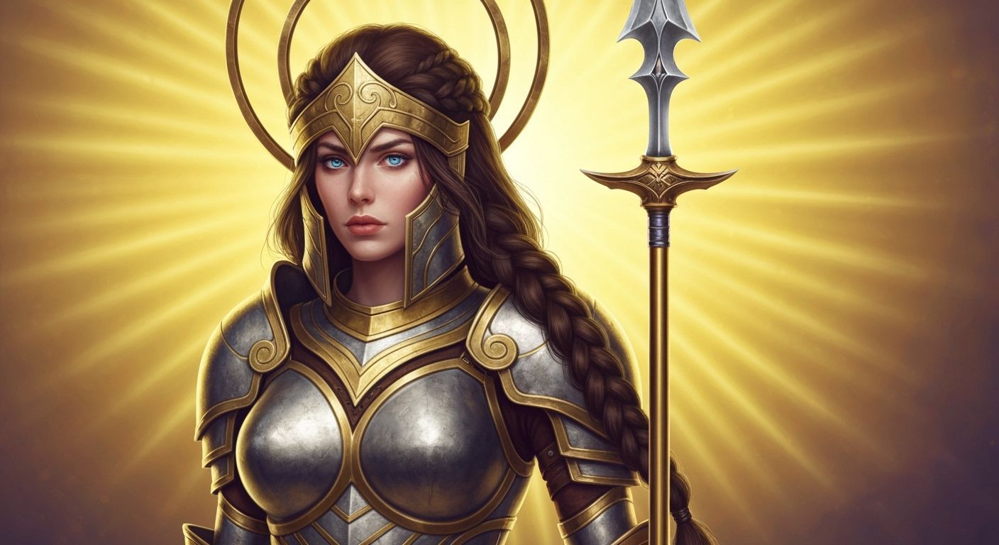 Fantasy Knight Deity in Bayard Wu Style