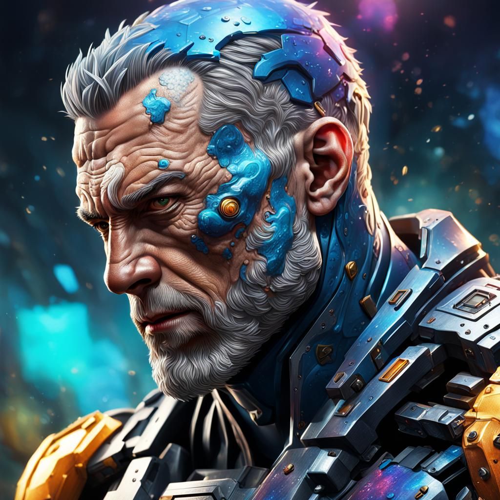 Hyperrealistic Cold Fusion Arms Dealer Concept Art