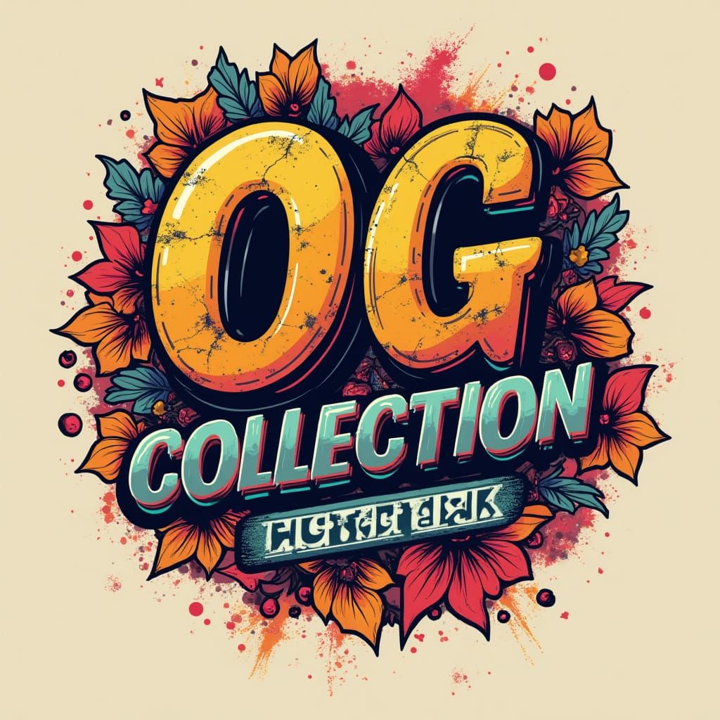 T-Shirt Business Logo with Bold Typography in Pop Art