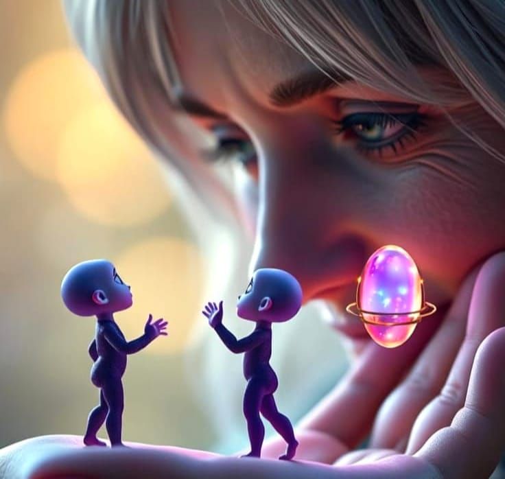 Gentle Giant Meets Celestial Friend in Enchanted Realms