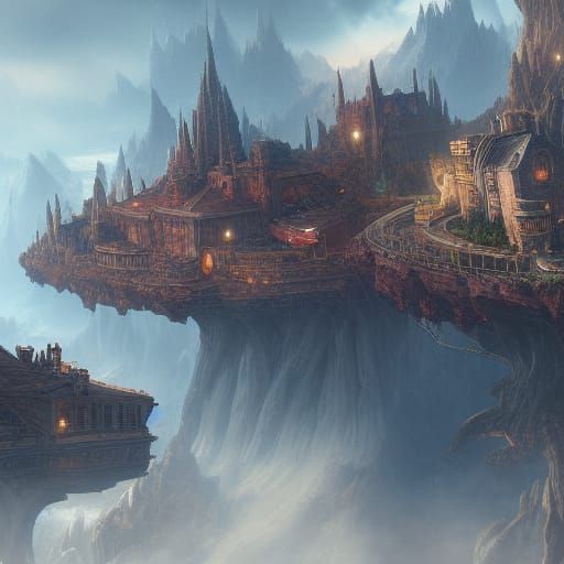 Fantastical Palace: Detailed Matte Painting in Unreal Engine