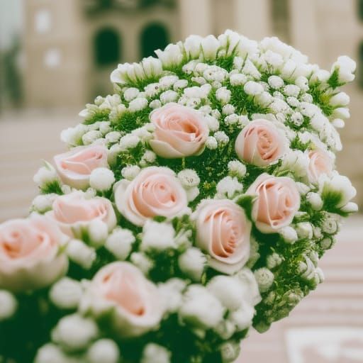 Romantic Floral Bouquet in Natural Lighting