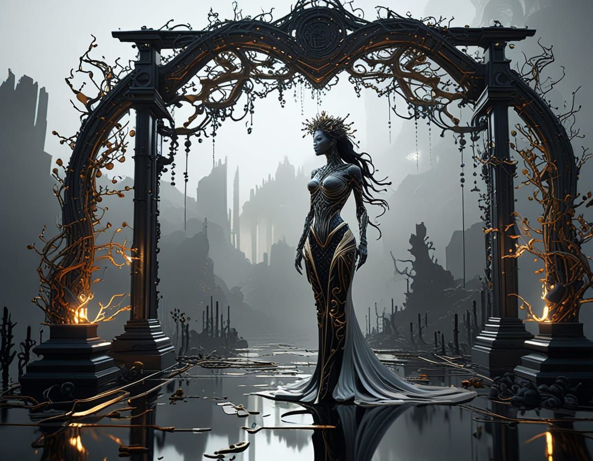 Fallen Celestial Bride in Machine Sanctity